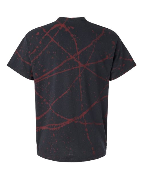 Splatter T-Shirt - Back - B83814503 - Black/ Red