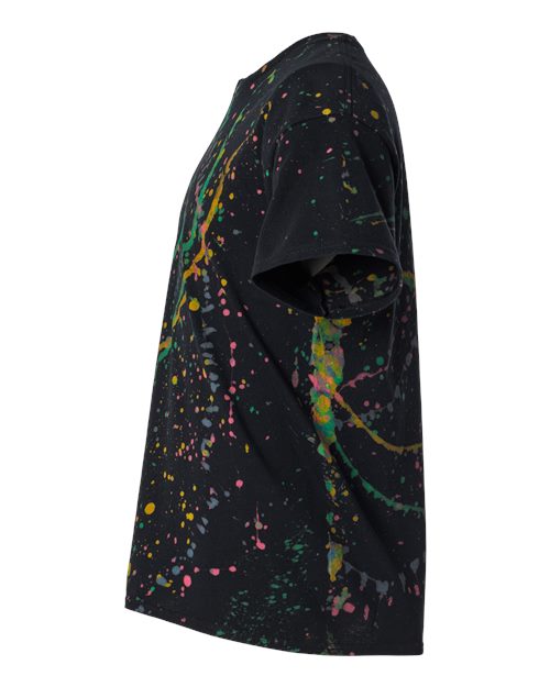 Splatter T-Shirt - DirectSide - B83814953 - Black/ Rainbow