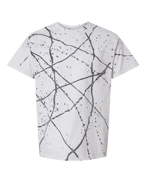 Splatter T-Shirt - Front - B83814013 - White/ Black
