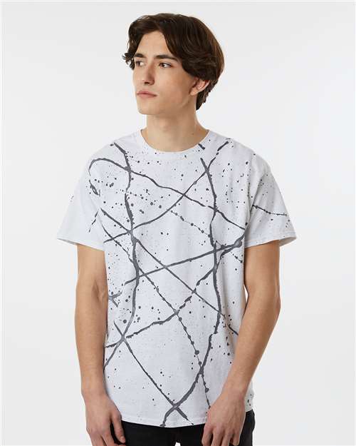 Splatter T-Shirt - OnModelFront - B83814013 - White/ Black