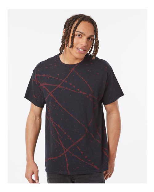 Splatter T-Shirt - OnModelFront - B83814503 - Black/ Red