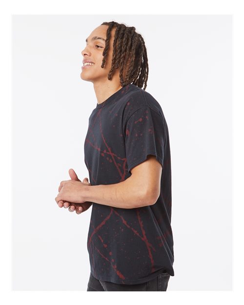 Splatter T-Shirt - OnModelSide - B83814503 - Black/ Red