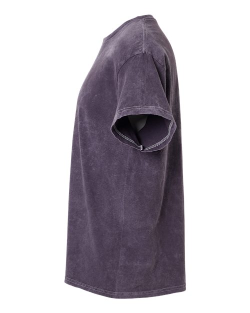 Mineral Wash T-Shirt - DirectSide - B85014673 - Aubergine