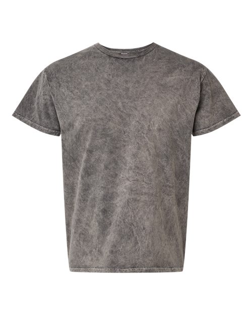 Mineral Wash T-Shirt - Front - B85014353 - Grey
