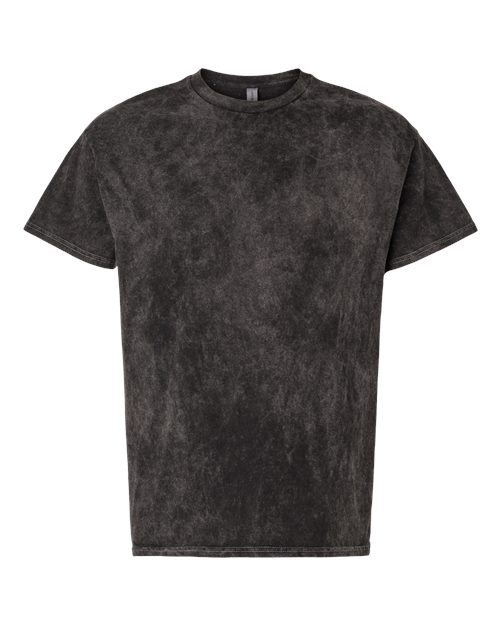 Mineral Wash T-Shirt - Front - B85014503 - Black