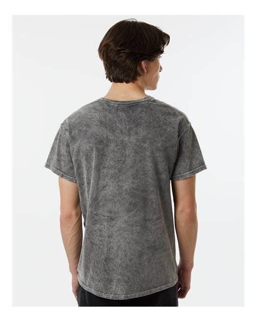 Mineral Wash T-Shirt - OnModelBack - B85014353 - Grey