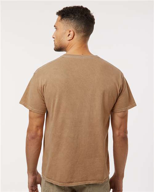 Mineral Wash T-Shirt - OnModelBack - B85014564 - Weathered Brown