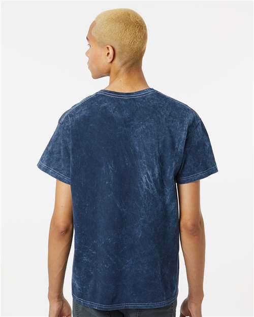 Mineral Wash T-Shirt - OnModelBack - B85014663 - Midnight