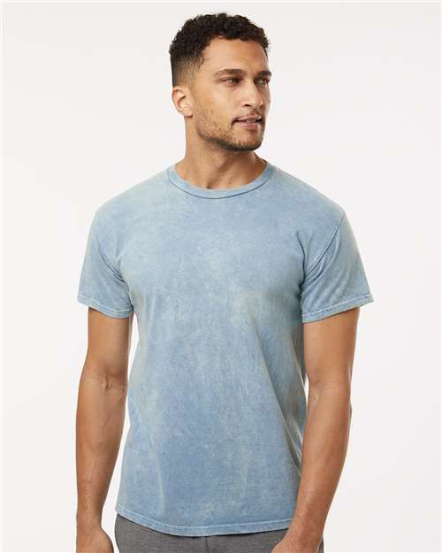 Mineral Wash T-Shirt - OnModelFront - B85014253 - Polar Blue