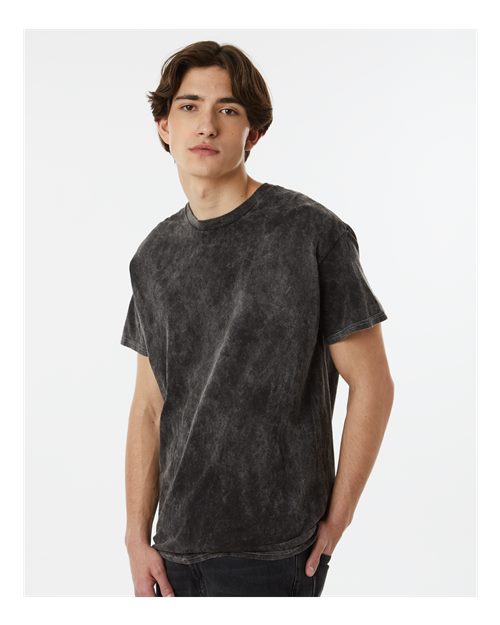 Mineral Wash T-Shirt - OnModelSide - B85014503 - Black