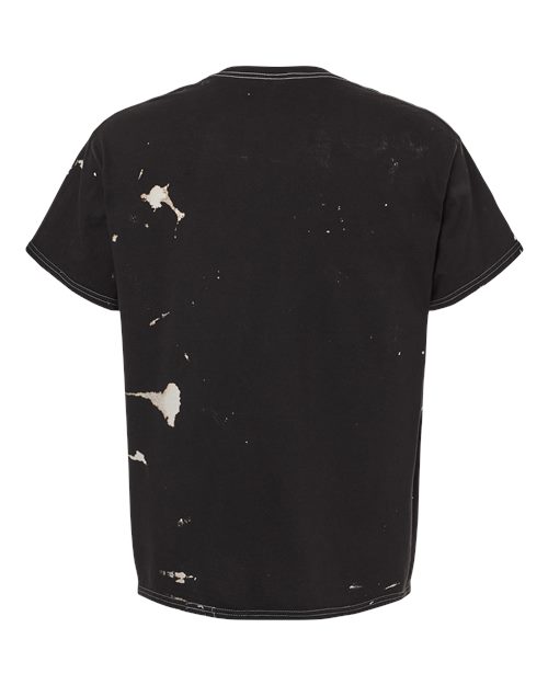 Bleach Wash T-Shirt - Back - B21514943 - Mirage