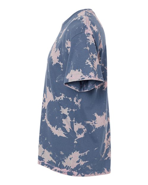 Bleach Wash T-Shirt - DirectSide - B21514253 - Blue Gobi