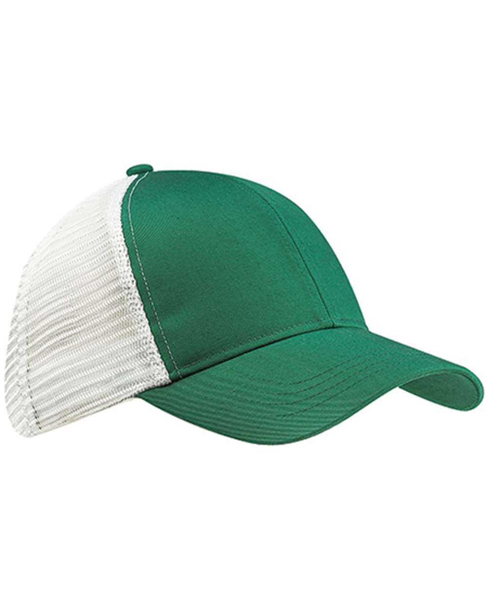 Eco Trucker Cap - Front - B873E9600 - Green/ White
