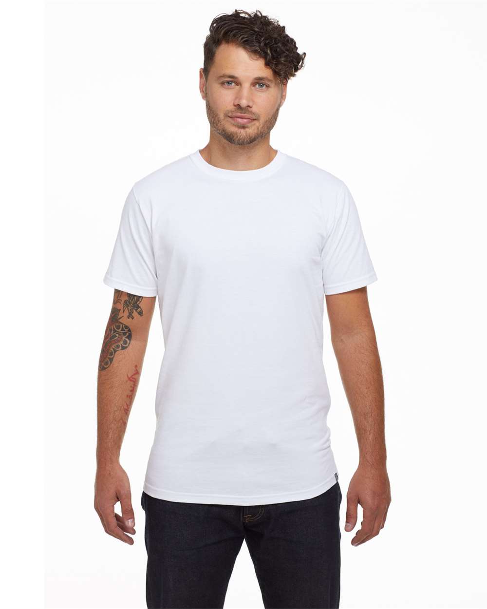 Unisex USA Made T-Shirt - OnModelFront - B844E9003 - White