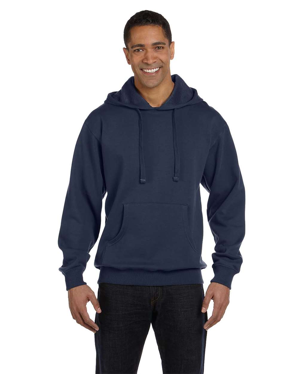 Unisex Heritage Hooded Sweatshirt - OnModelFront - B860E9653 - Pacific