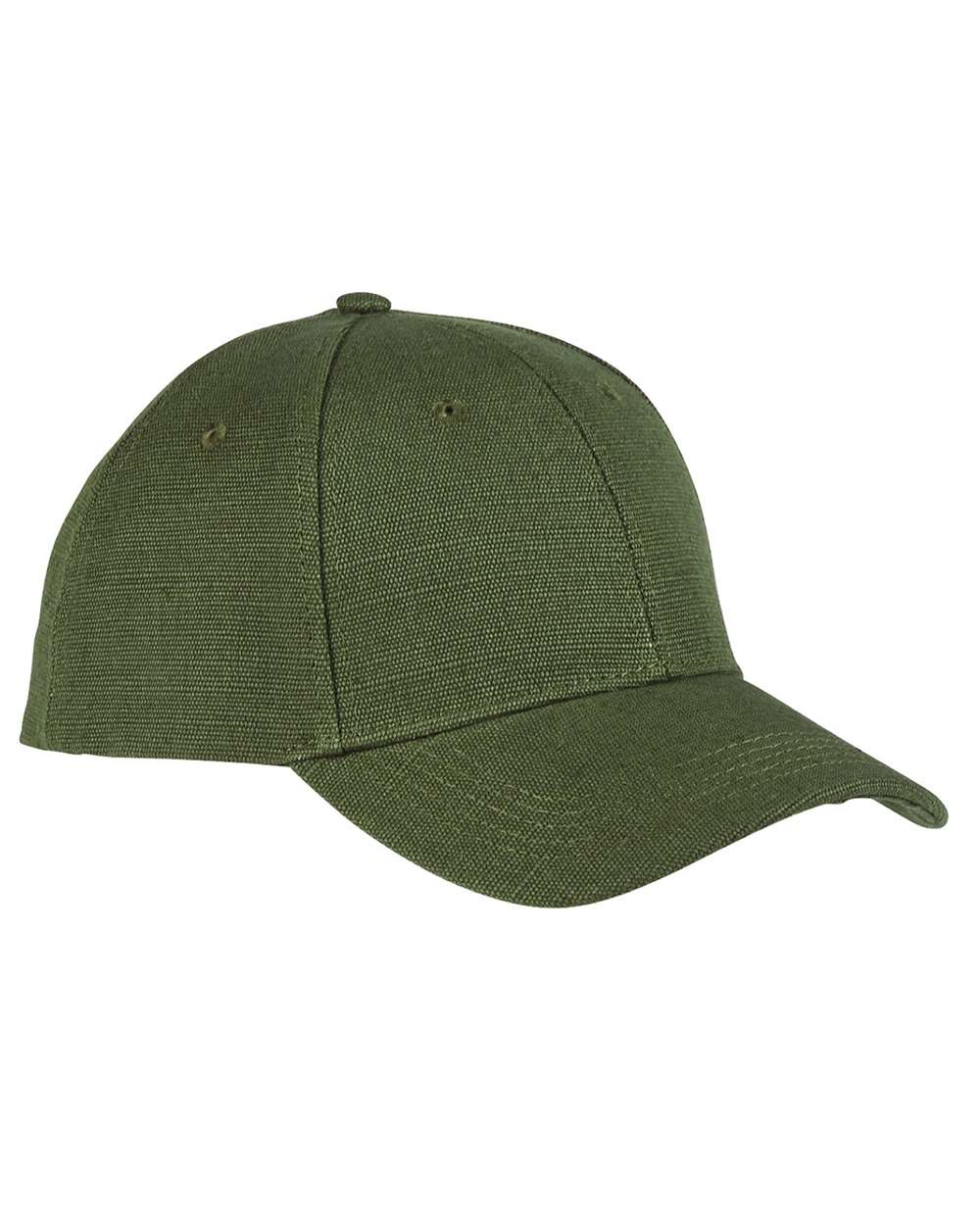 Hemp Blend Cap - Front - B875E9110 - Olive