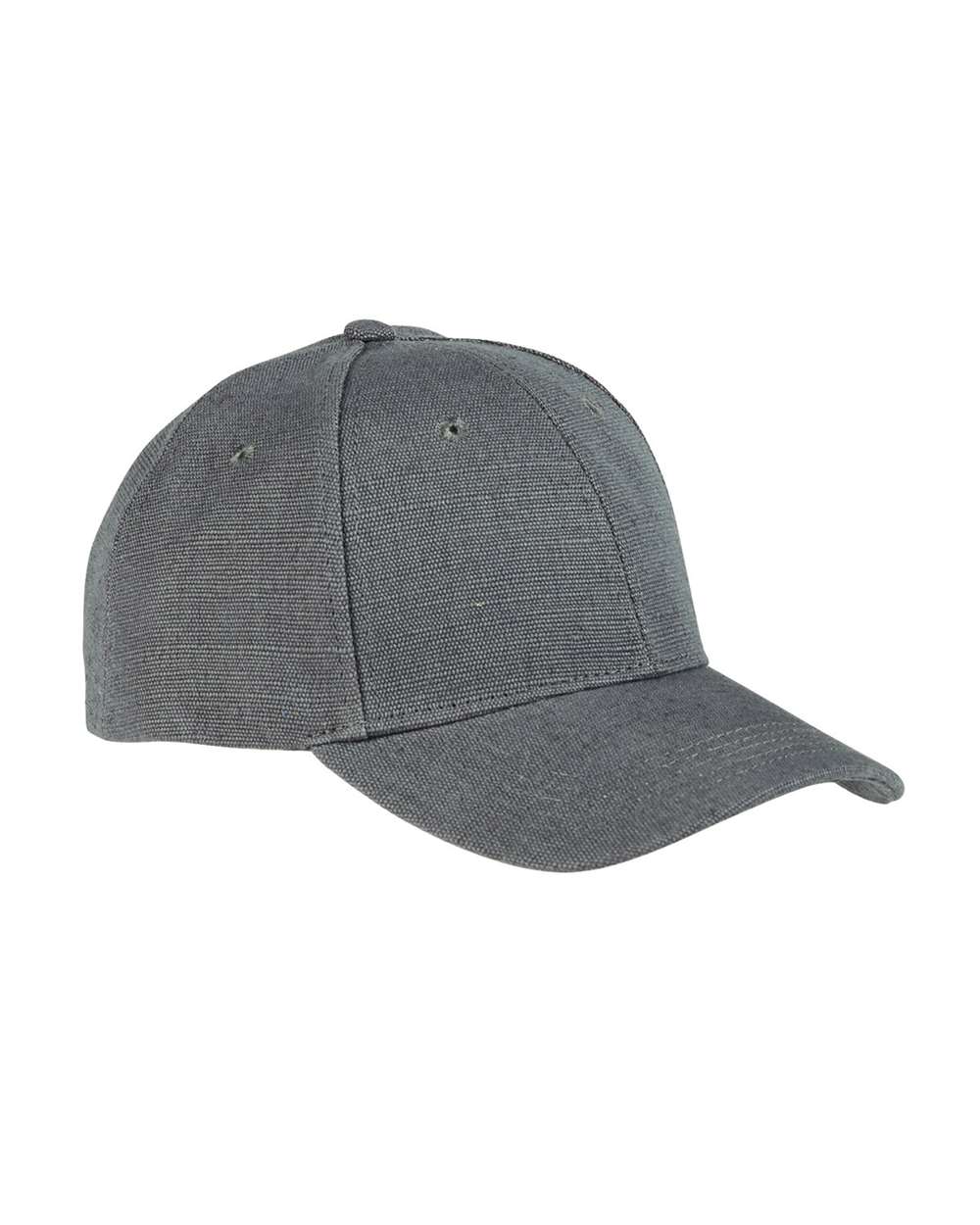 Hemp Blend Cap - Front - B875E9580 - Charcoal