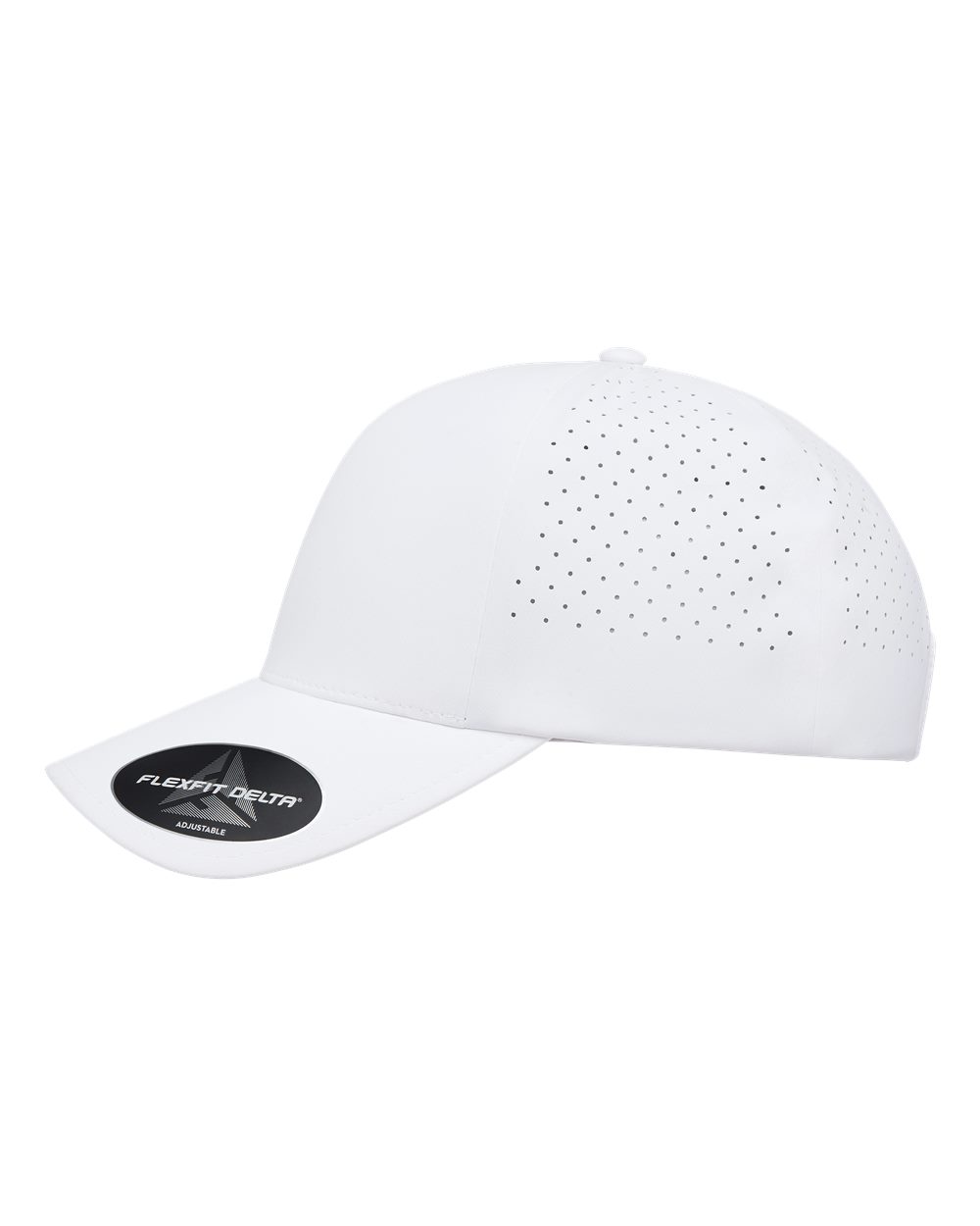 Delta® Snapback Perforated Cap - DirectSide - B33695000 - White