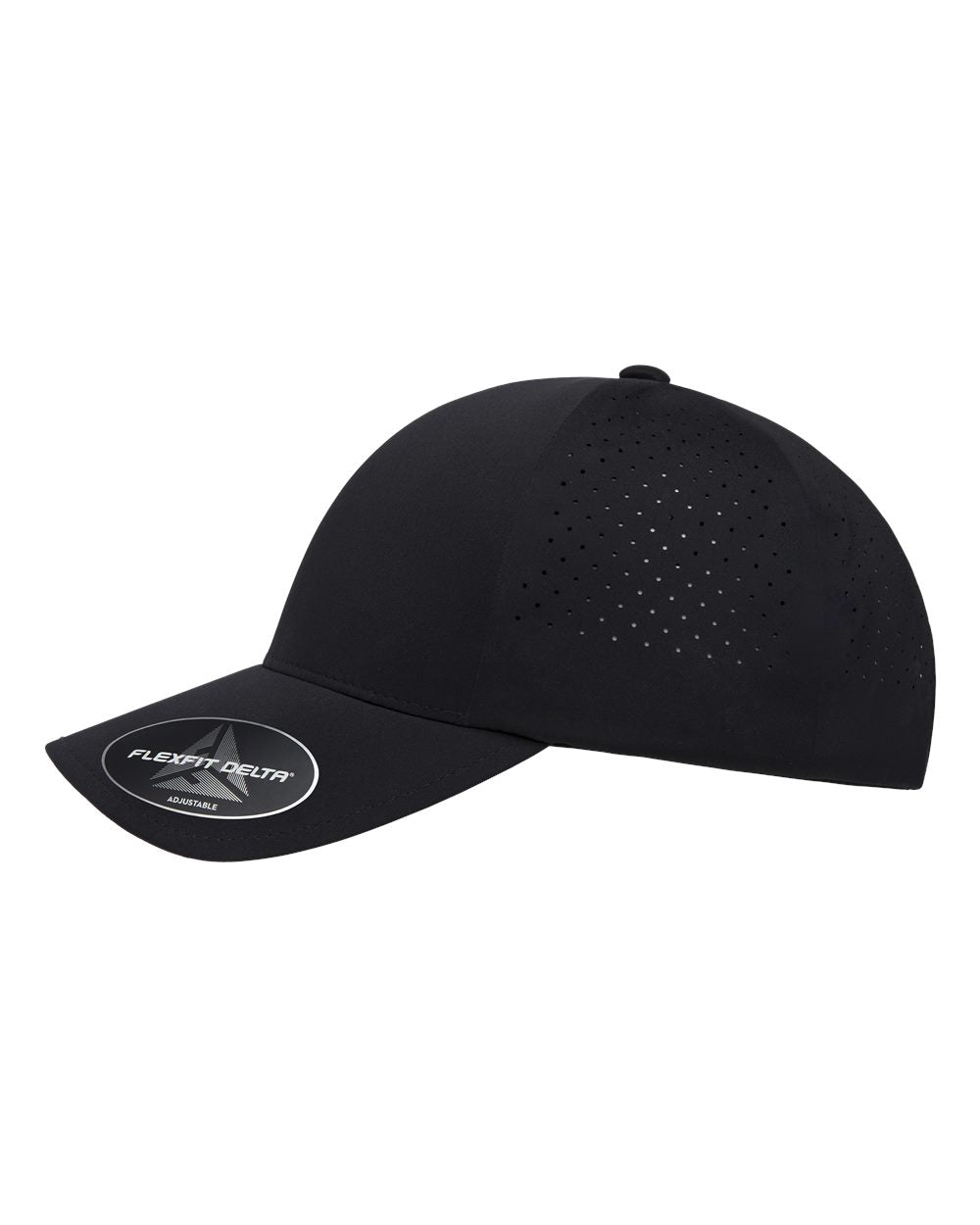 Delta® Snapback Perforated Cap - DirectSide - B33695500 - Black