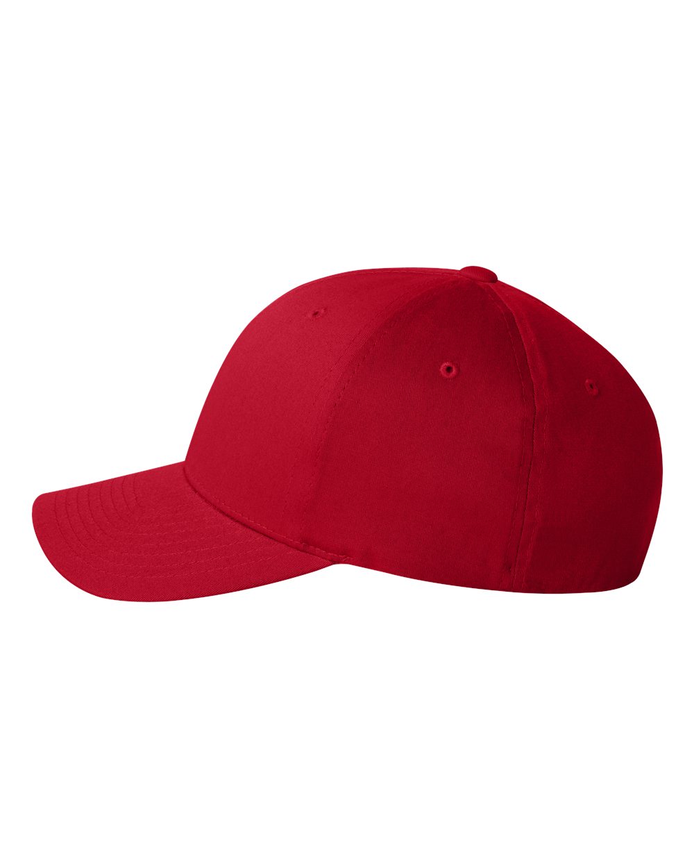 V-Flexfit® Cotton Twill Cap - Side - B24495703 - Red
