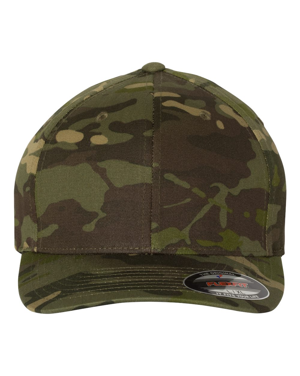 Cotton Blend Cap - Front - B26095043 - Multicam Tropic