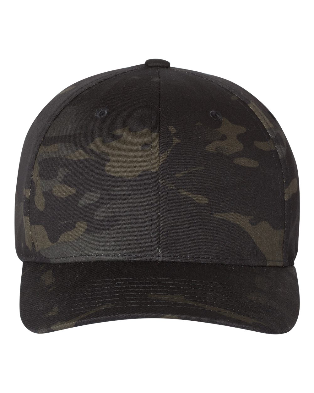 Cotton Blend Cap - Front - B26095513 - Multicam Black