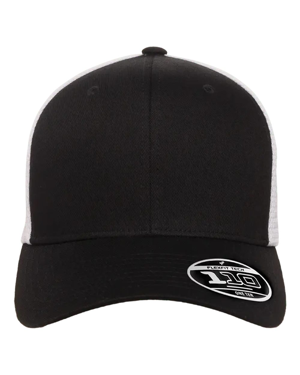 110® Mesh-Back Cap - Front - B04095020 - Black/ White
