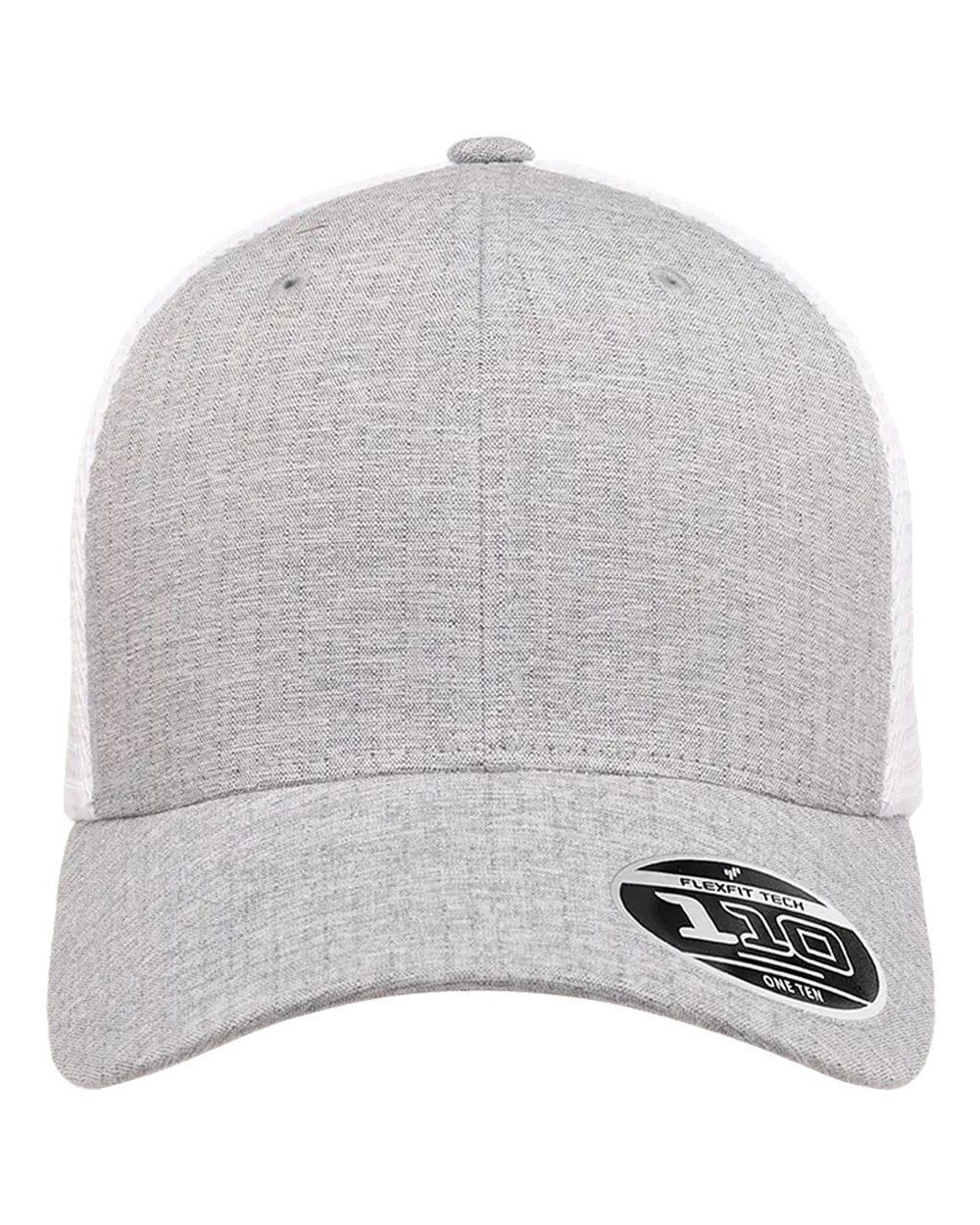 110® Mesh-Back Cap - Front - B04095080 - Melange Silver/ White