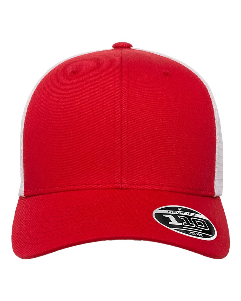 110® Mesh-Back Cap - Front - B04095110 - Red/ White