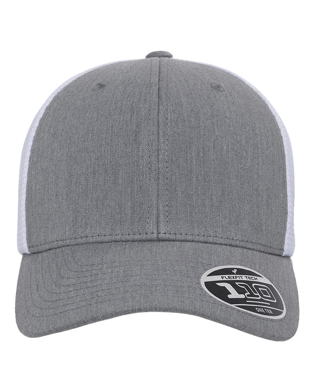 110® Mesh-Back Cap - Front - B04095490 - Heather Grey/ White