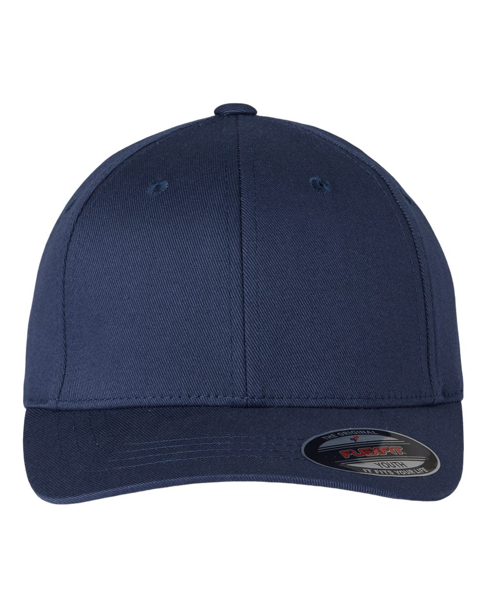 Youth Cotton Blend Cap - Front - B15295650 - Navy