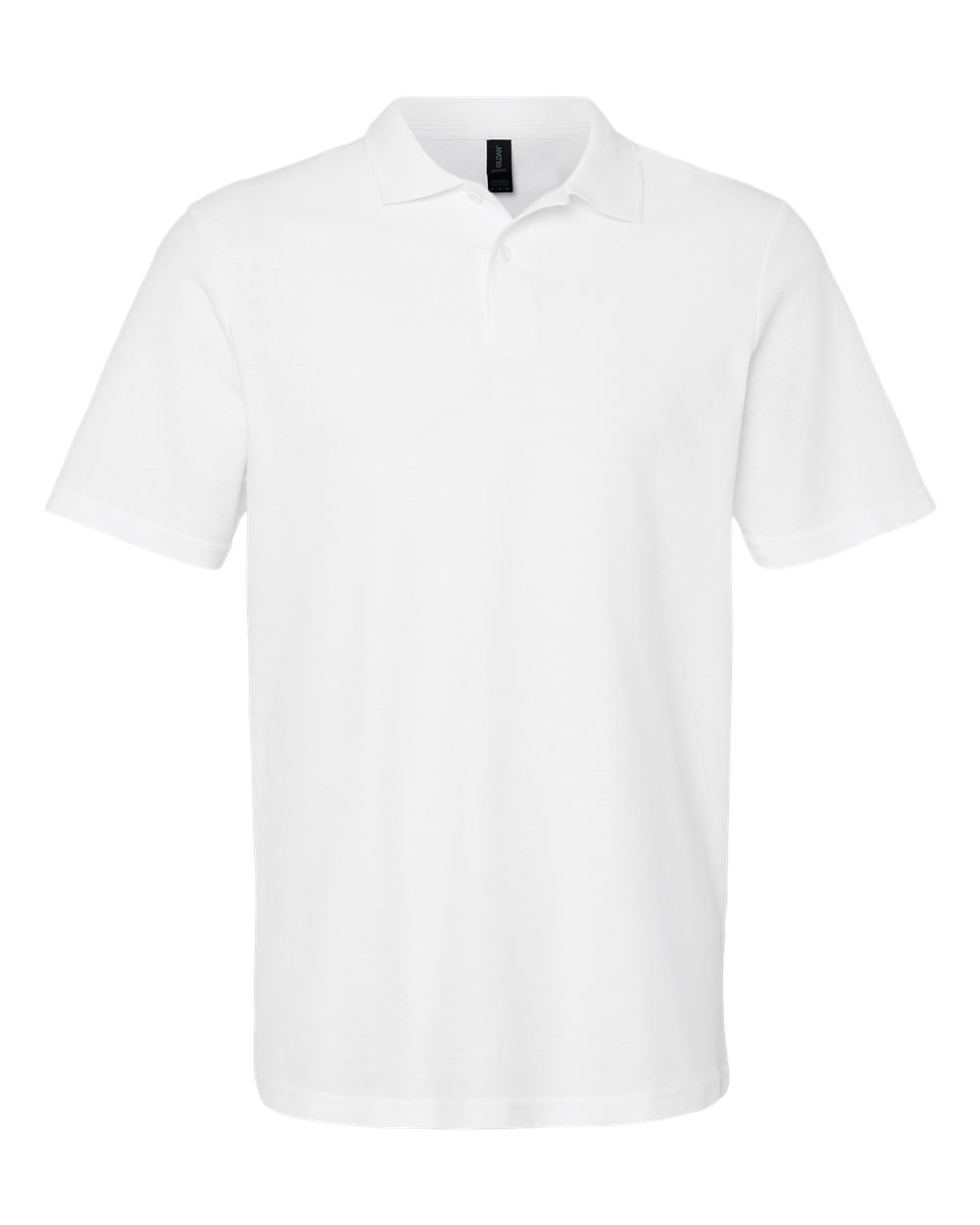 Men's Softstyle® Pique Polo - Front - B00460003 - White