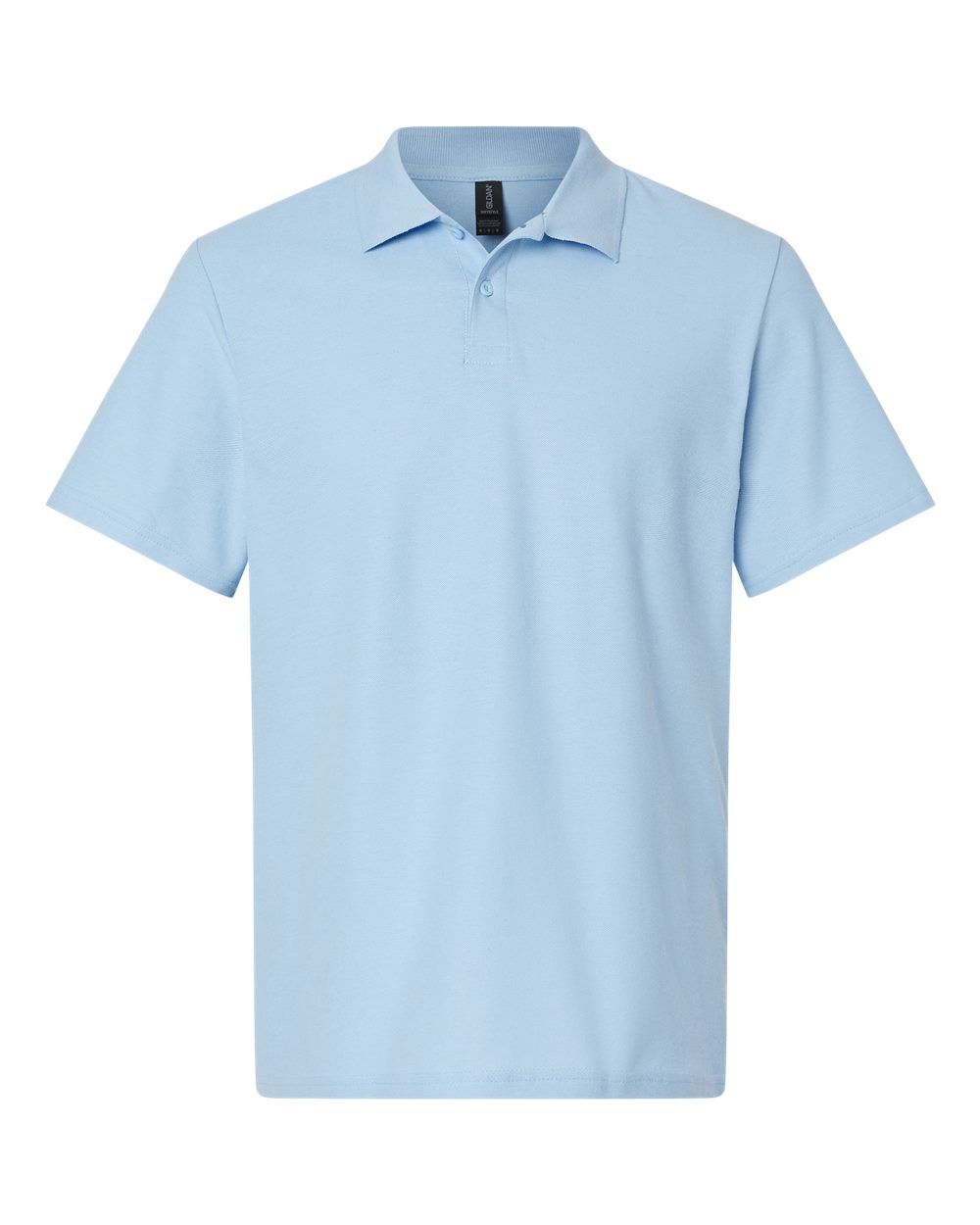 Men's Softstyle® Pique Polo - Front - B00460253 - Light Blue