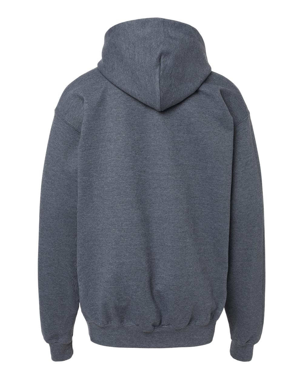 Youth Softstyle® Midweight Hooded Sweatshirt - Back - B00960092 - Dark Heather