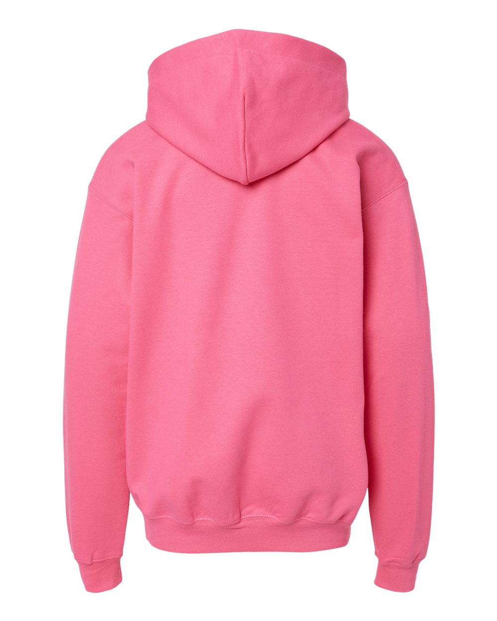 Youth Softstyle® Midweight Hooded Sweatshirt - Back - B00960102 - Pink Lemonade
