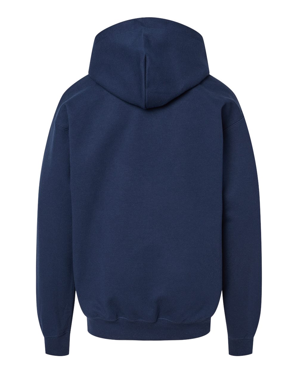 Youth Softstyle® Midweight Hooded Sweatshirt - Back - B00960652 - Navy
