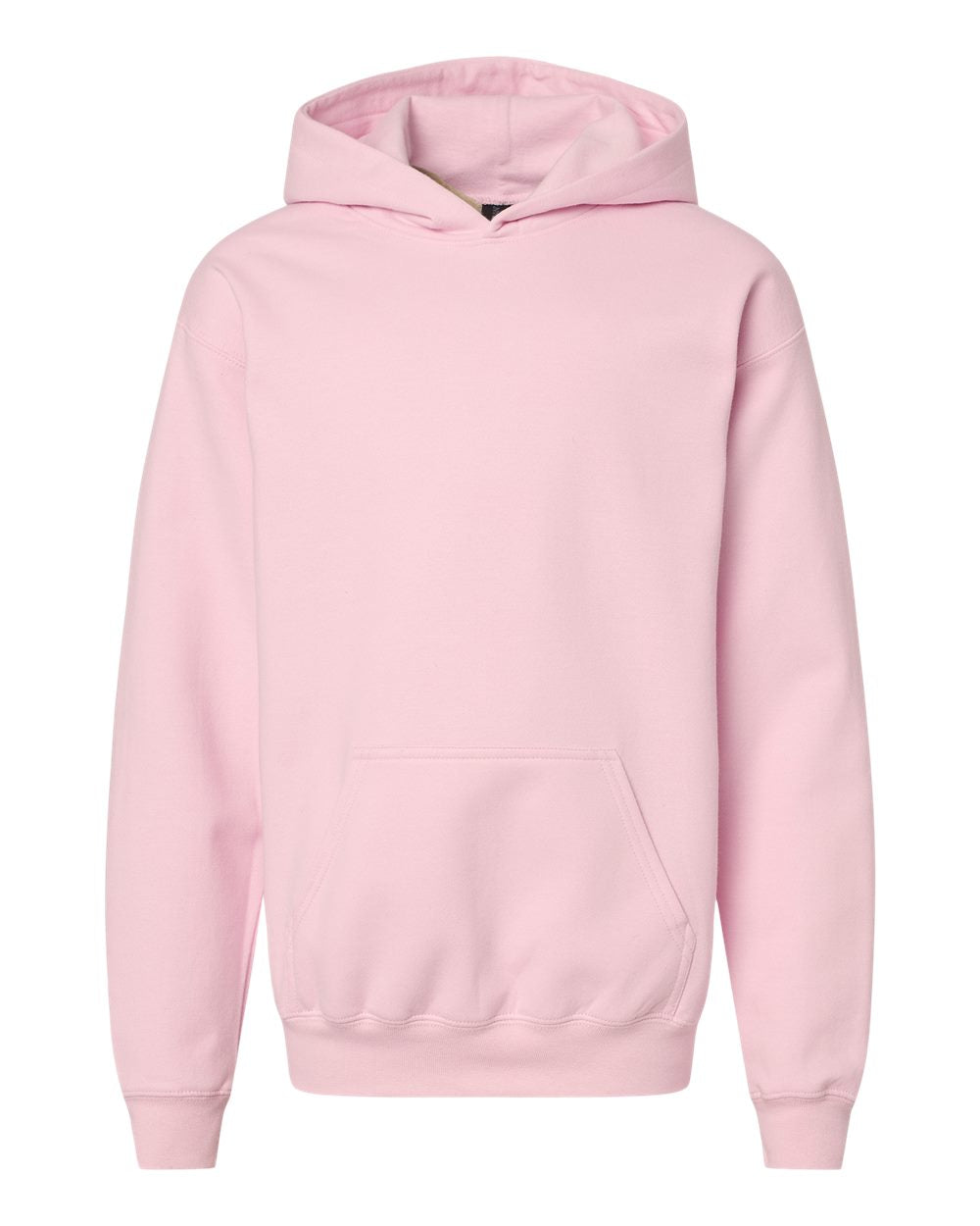Youth Softstyle® Midweight Hooded Sweatshirt - Front - B00960302 - Light Pink
