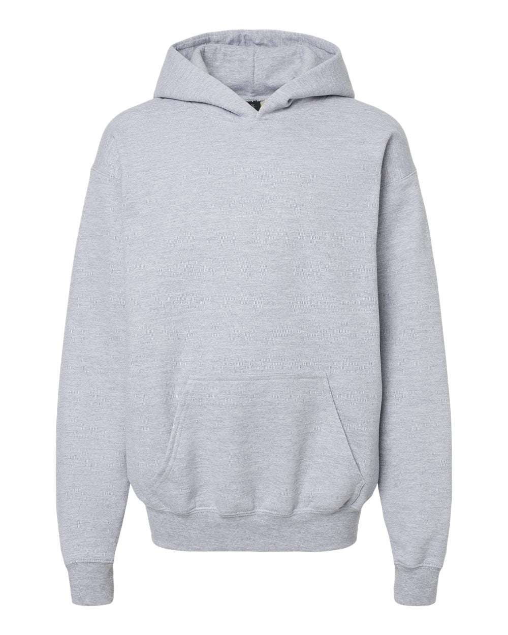 Youth Softstyle® Midweight Hooded Sweatshirt - Front - B00960582 - Sport Grey