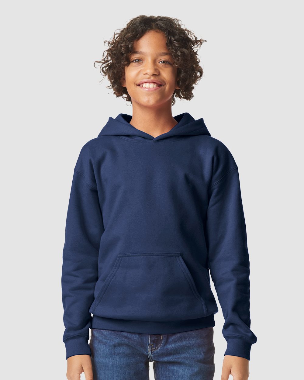 Youth Softstyle® Midweight Hooded Sweatshirt - styleImage