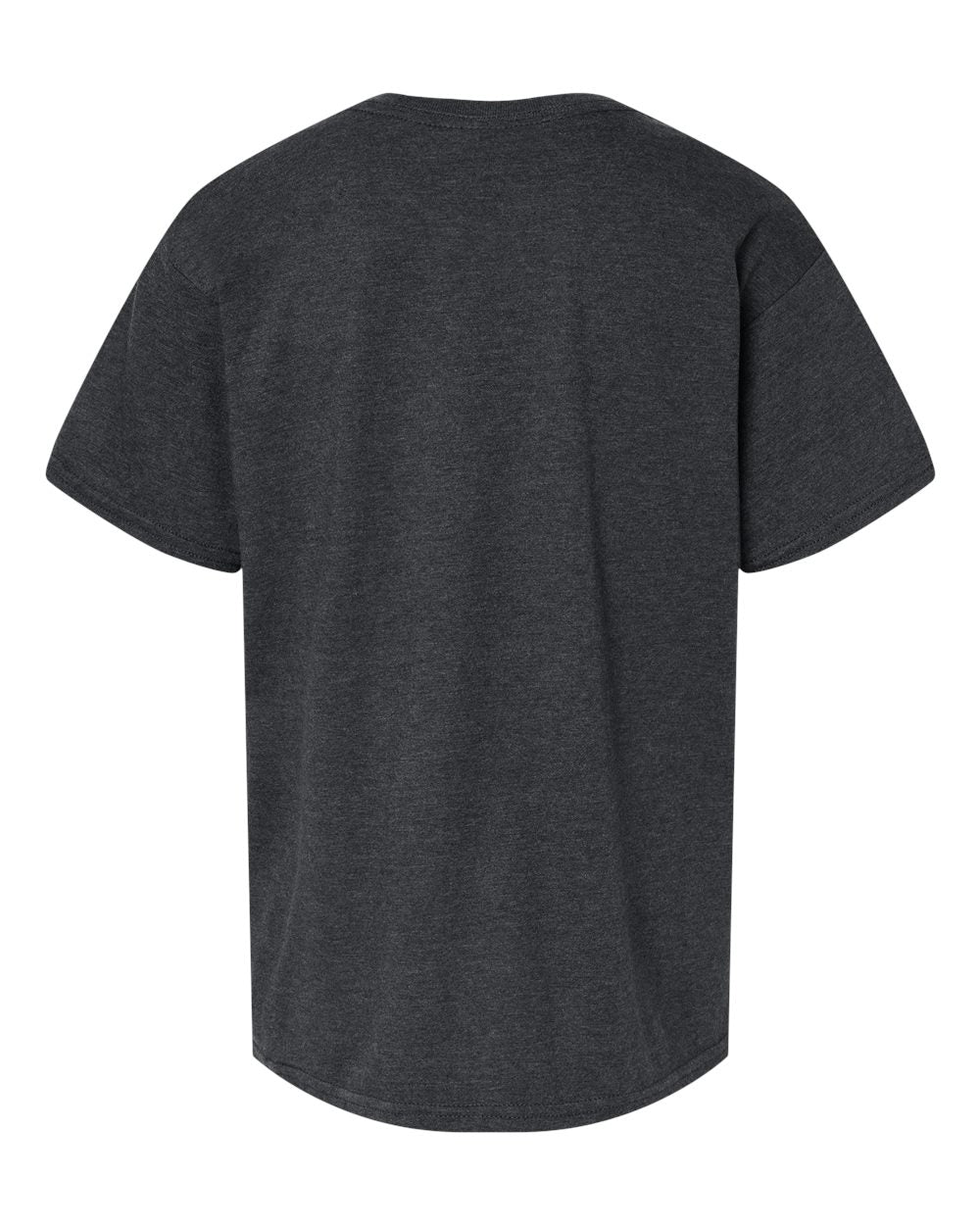 Youth Softstyle® CVC T-Shirt - Back - B02260102 - Pitch Black Mist
