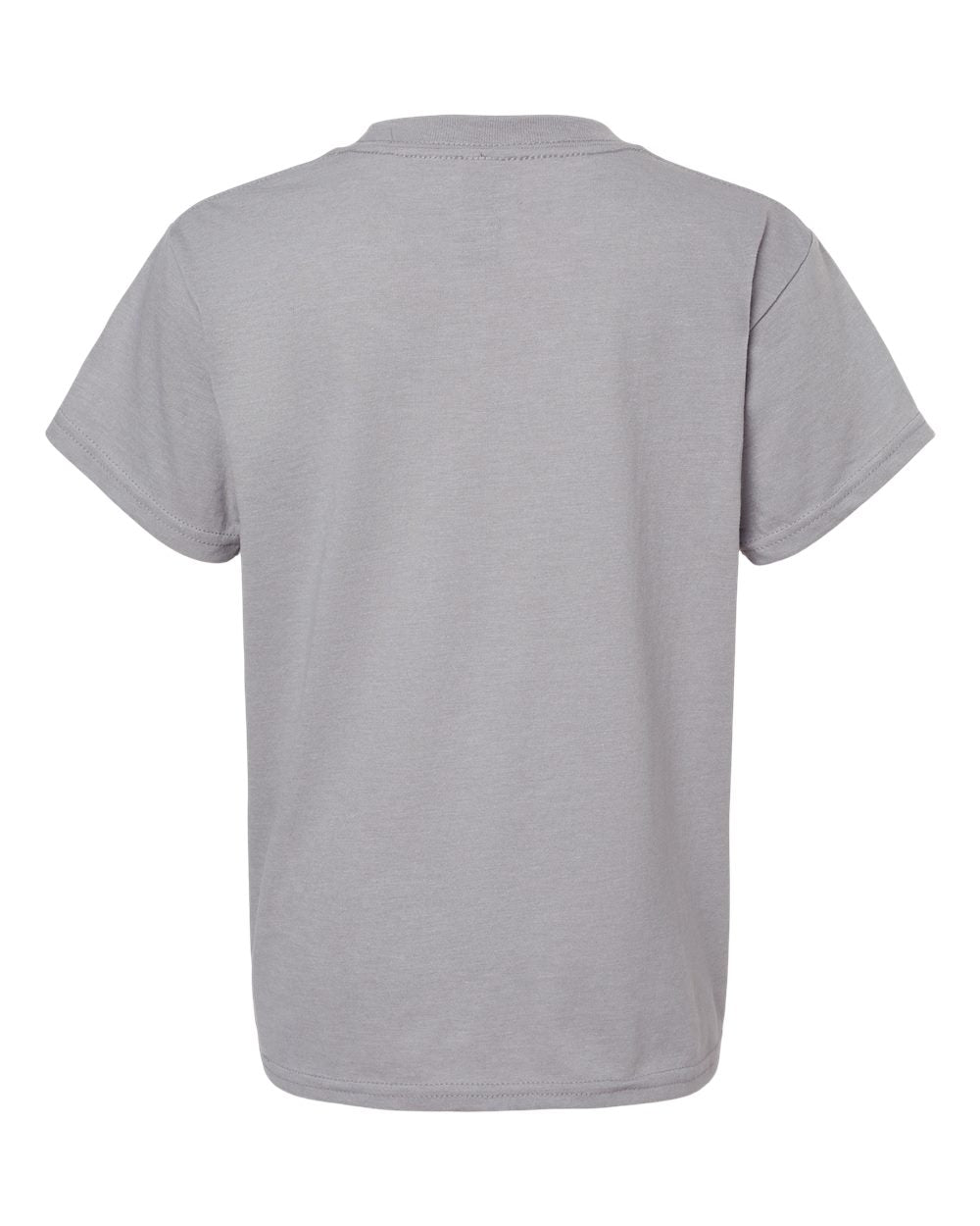 Youth Softstyle® CVC T-Shirt - Back - B02260582 - Cement