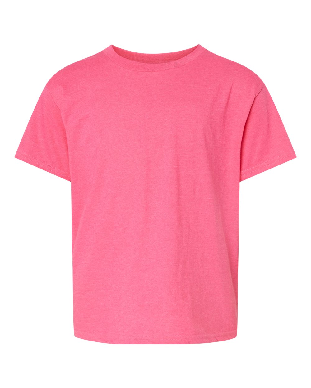 Youth Softstyle® CVC T-Shirt - Front - B02260112 - Pink Lemonade Mist