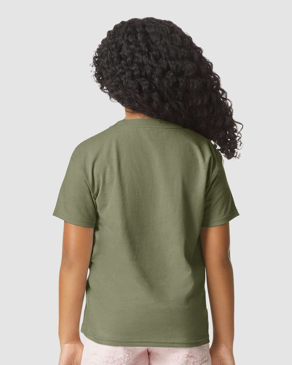 Youth Softstyle® CVC T-Shirt - OnModelBack - B02260172 - Cactus