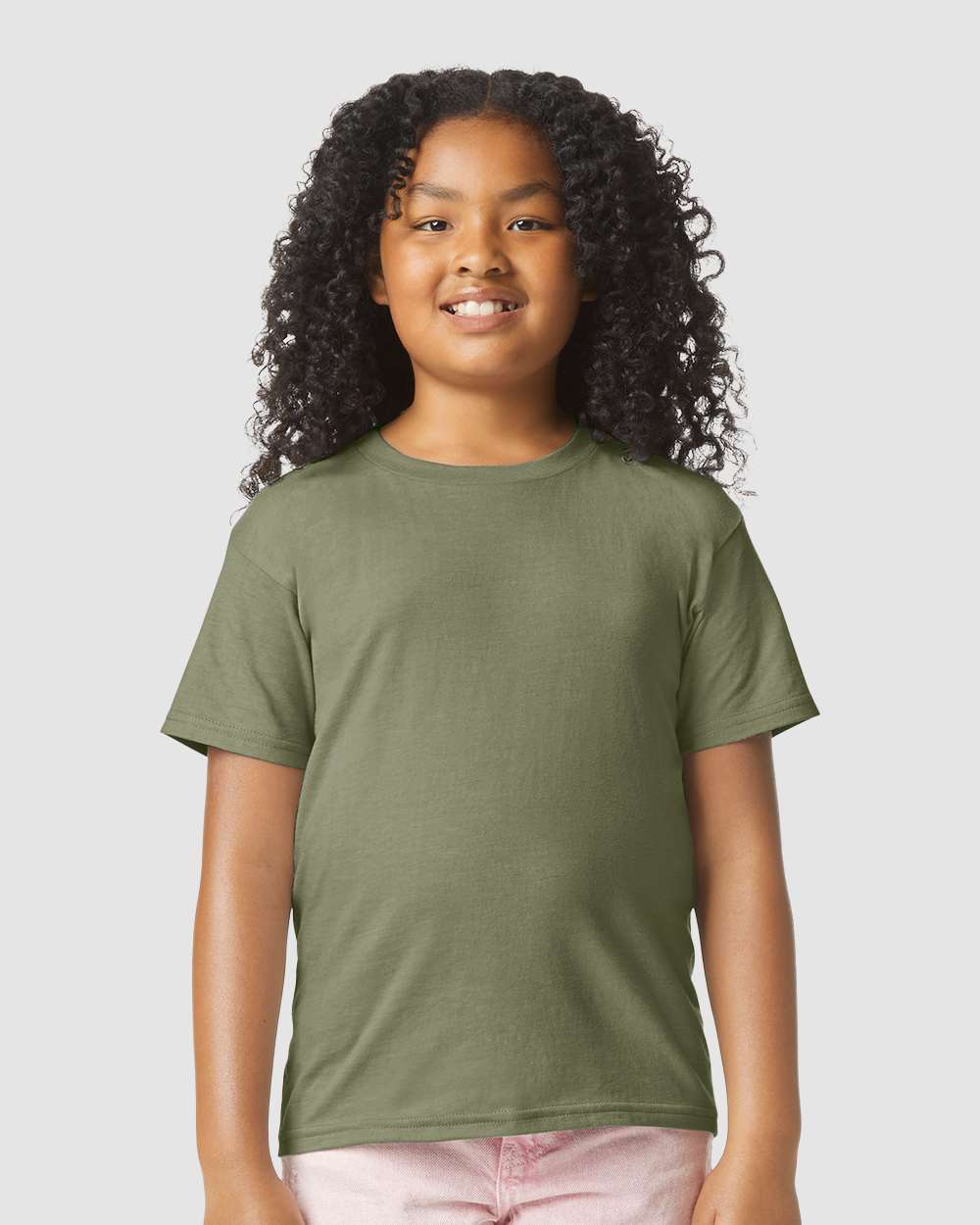 Youth Softstyle® CVC T-Shirt - OnModelFront - B02260172 - Cactus
