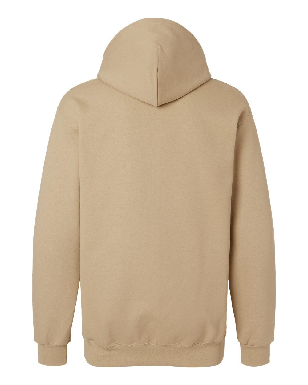 Unisex Hammer™ Maxweight Hooded Sweatshirt - Back - B02460243 - Tan