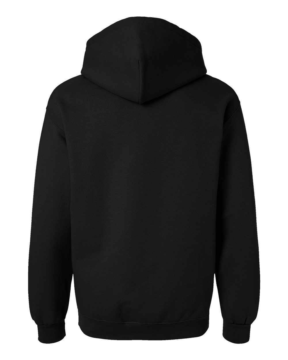 Unisex Hammer™ Maxweight Hooded Sweatshirt - Back - B02460503 - Pitch Black