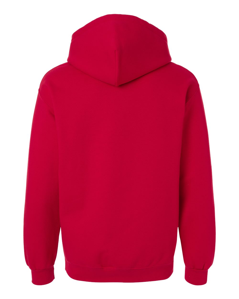 Unisex Hammer™ Maxweight Hooded Sweatshirt - Back - B02460703 - Cherry Red
