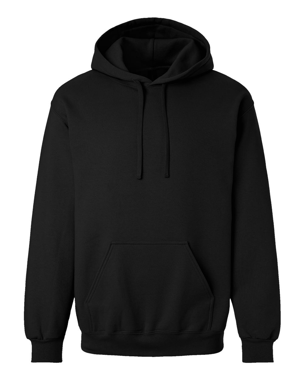 Unisex Hammer™ Maxweight Hooded Sweatshirt - Front - B02460503 - Pitch Black