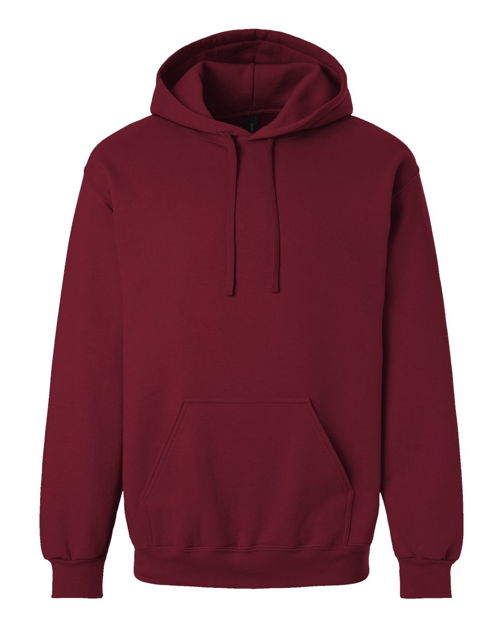 Unisex Hammer™ Maxweight Hooded Sweatshirt - Front - B02460533 - Garnet