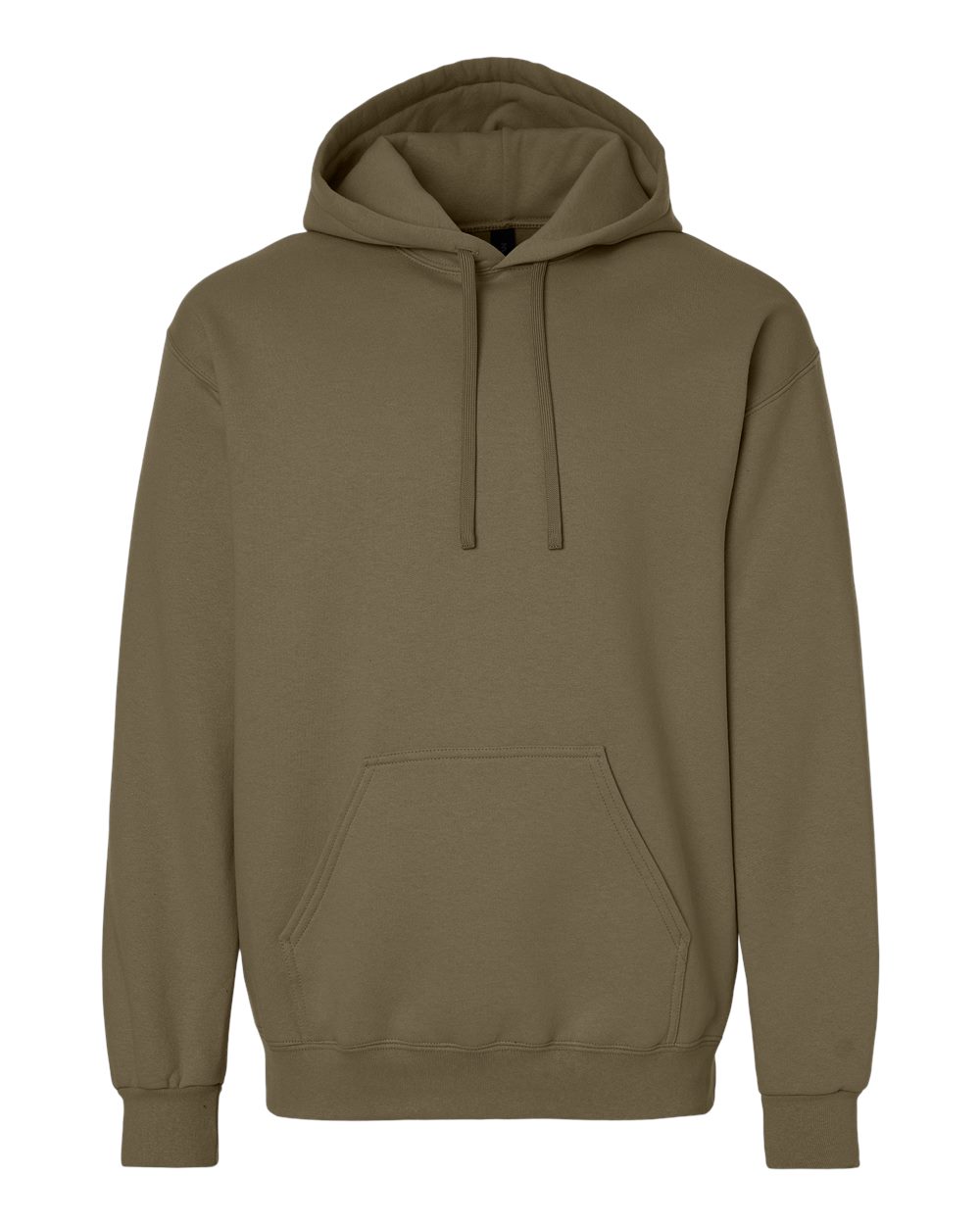 Unisex Hammer™ Maxweight Hooded Sweatshirt - Front - B02460543 - Olive